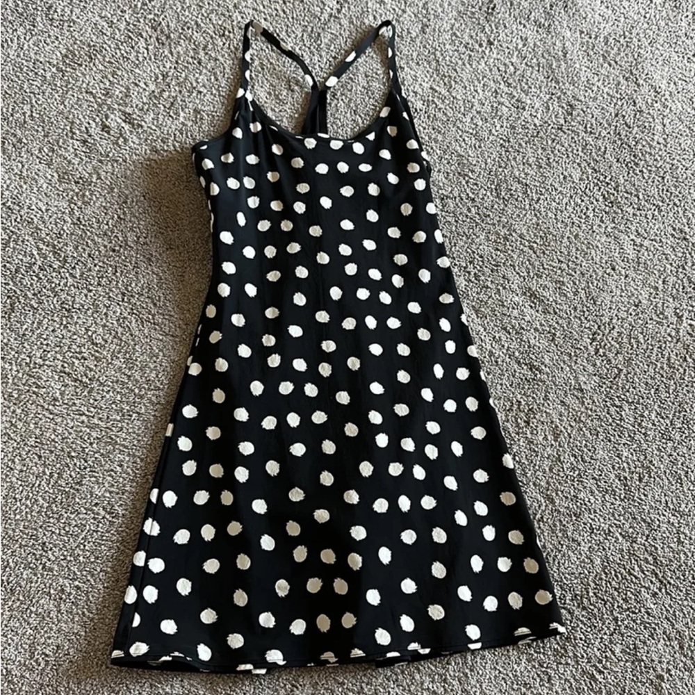Outdoor Voices Exclusive Polka Dot Excercise Dress (XS)